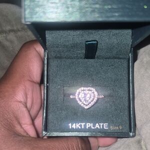 Elegant Silver Heart Ring